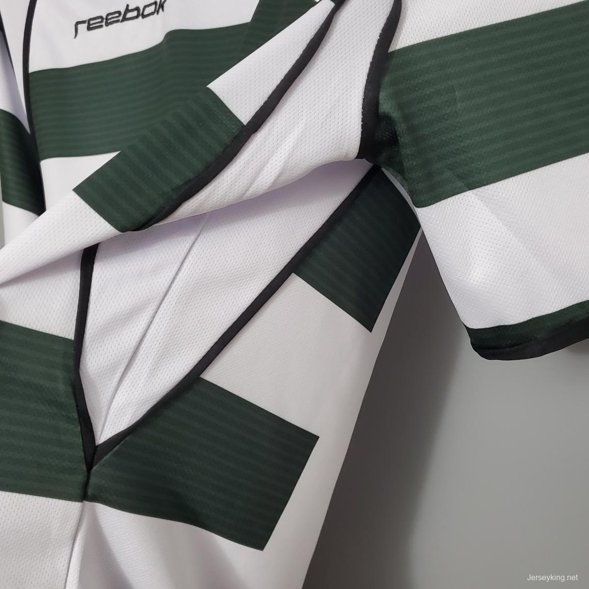 Retro Sporting Lisbon 01/03 home Soccer Jersey