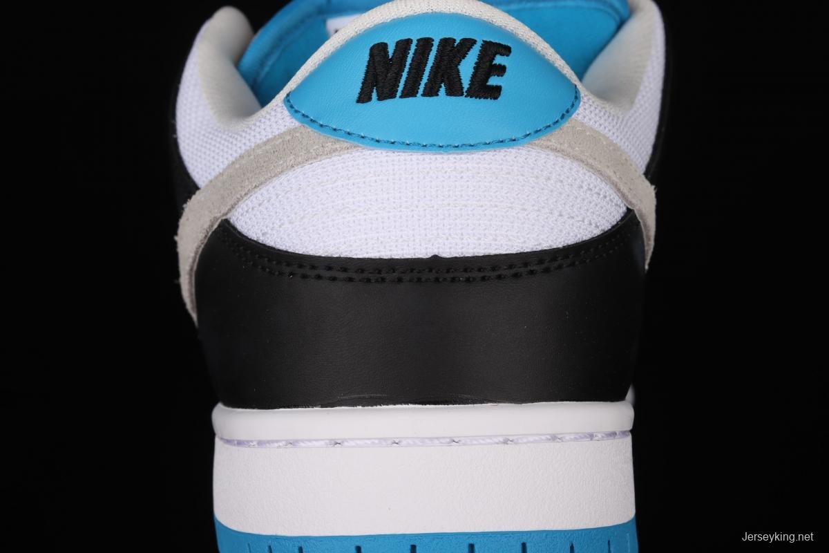 NIKE SB DUNK Low Prm laser blue color SB buckle rebound fashion casual board shoes BQ6817-101