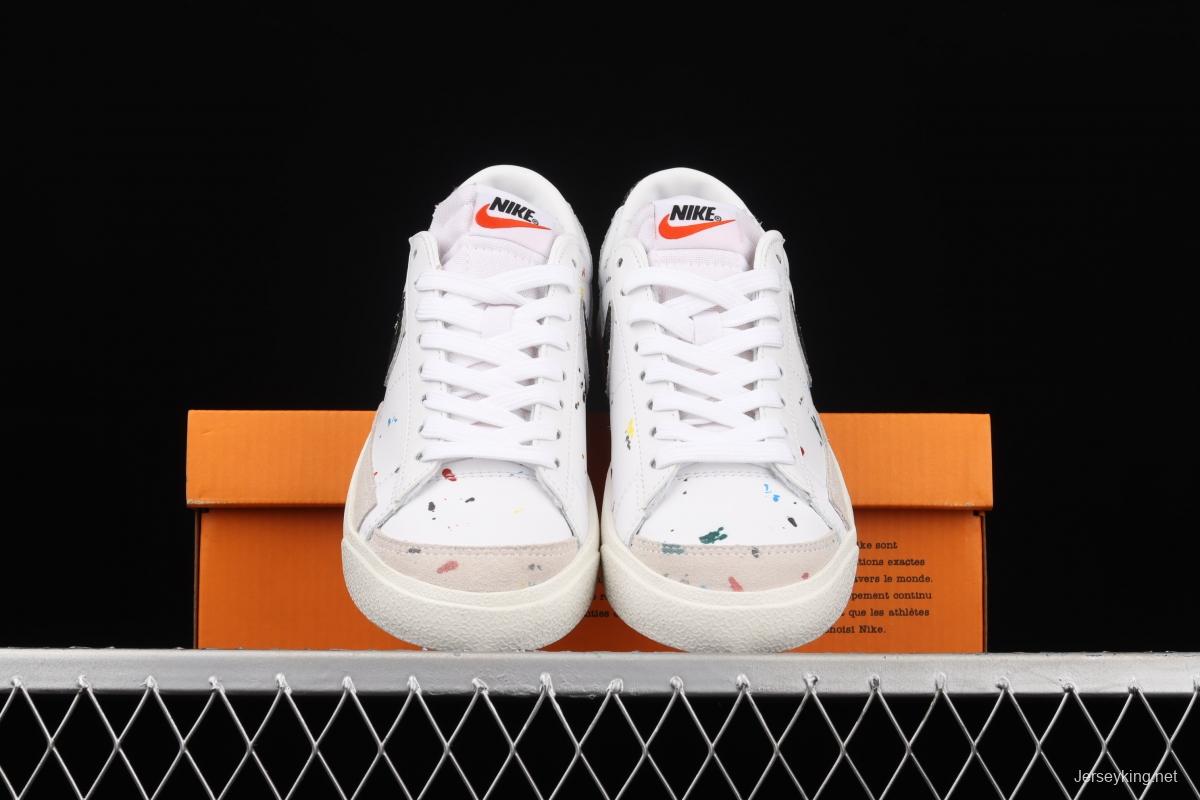 NIKE Blazer Low'77 Vintage White/Light Blue/Grey Classic Trail Blazers low-end leisure sports board shoes DJ1517-100