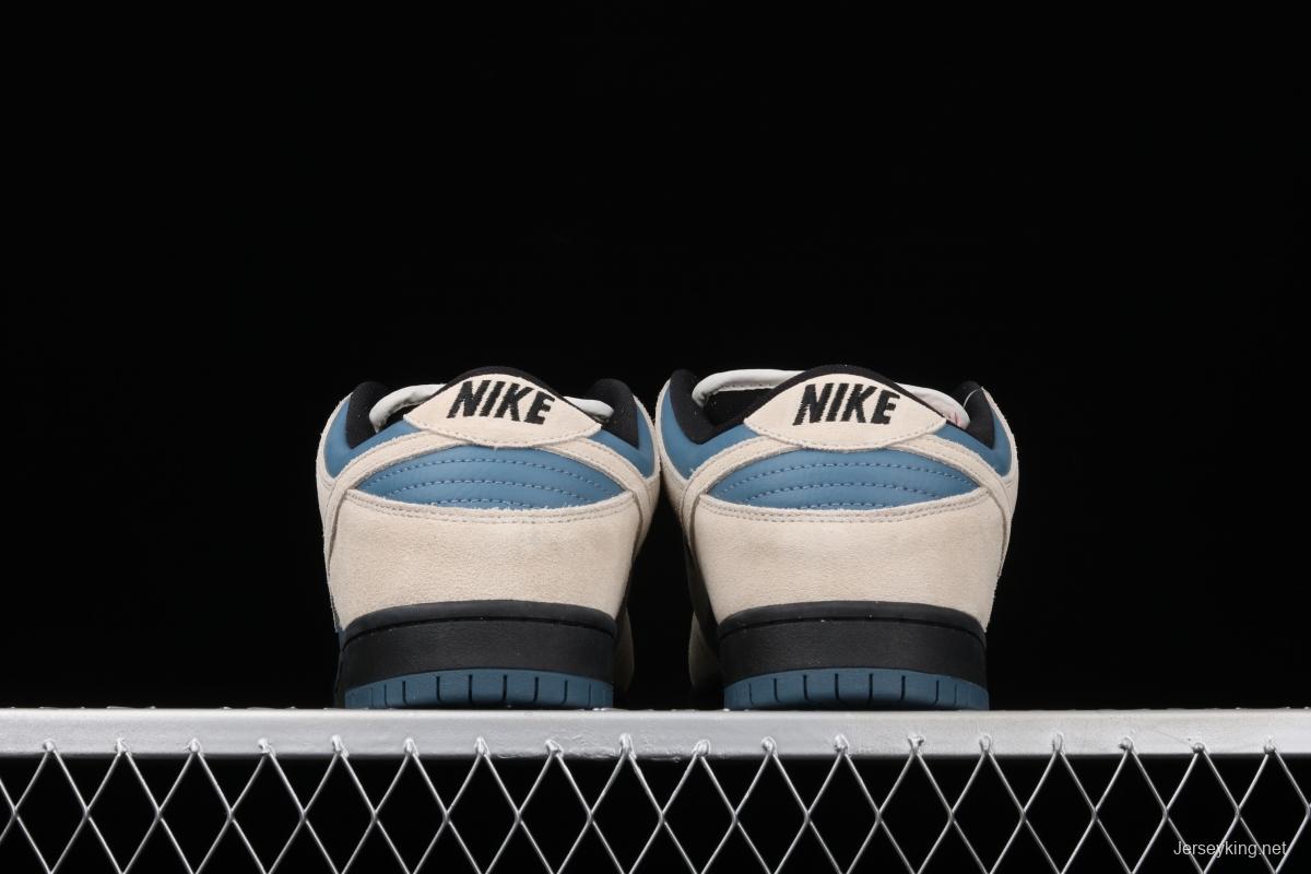 NIKE DUNK Low SB Pro blue and white dunk series low side leisure sports skateboard shoes BQ6817-200