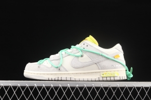 OFF-White x NIKE DUNK Low OW SB buckle rebound fashion casual board shoes DJ0950-106