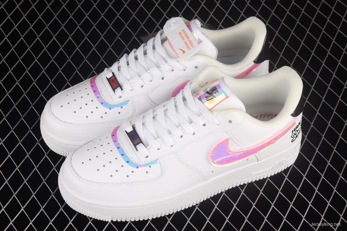 NIKE Air Force 1 Rwact QS Laser Game Pixel Hook change low-end Fashion Leisure Sports shoes DC0710-191