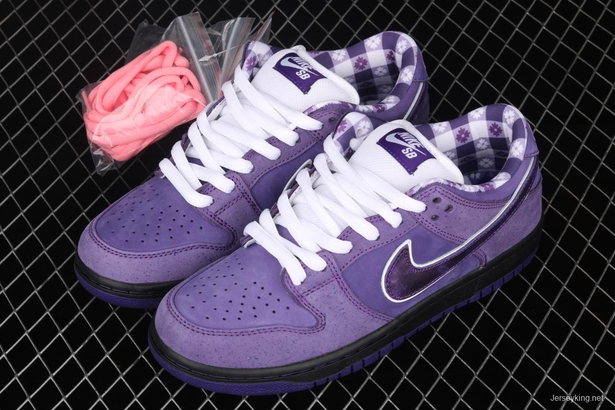 NIKE SB DUNK Low x Concepts co-signed purple lobster low-top shoes BV1310-555