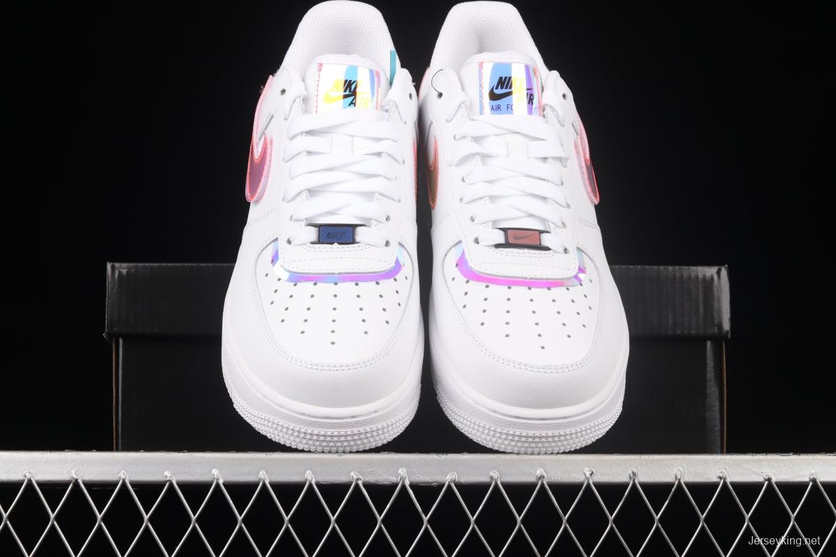 NIKE Air Force 1 Rwact QS Laser Game Pixel Hook change low-end Fashion Leisure Sports shoes DC0710-191