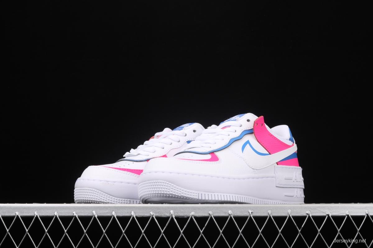 NIKE Air Force 1 ShAdidasow light weight heightened low-top board shoes CU3012-111,