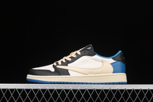 Travis Scott x Air Jordan 1 High OG Lightning inverted low side DM7866-140