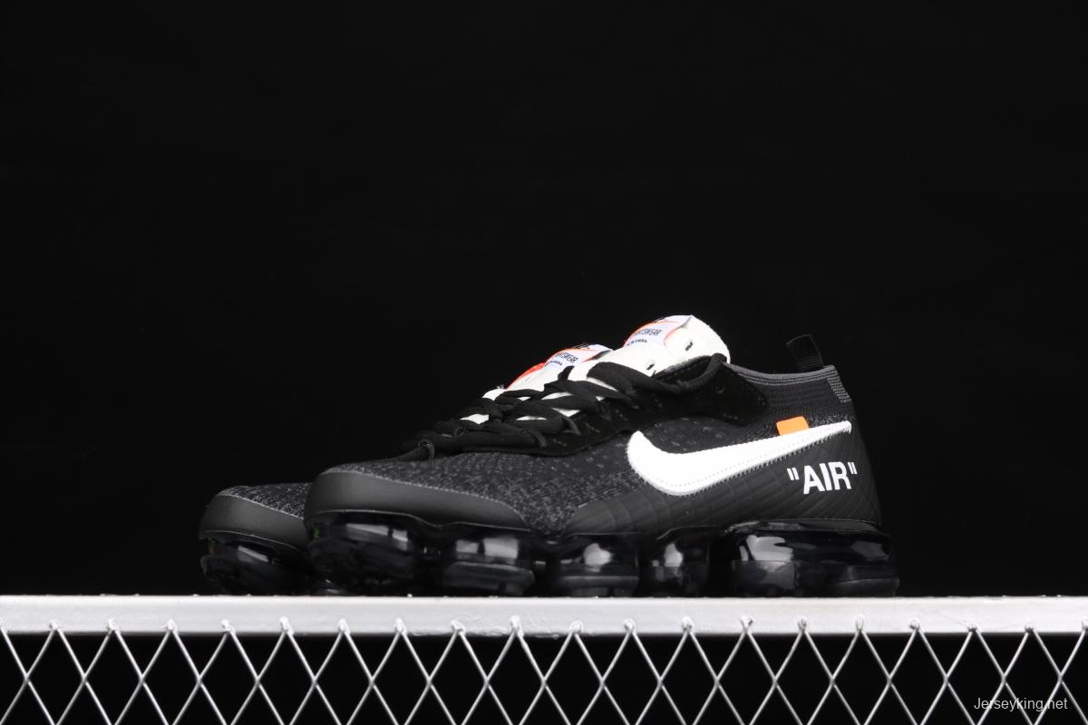 OFF-White x NIKE Vapor Max steam cushion jogging shoes AA3831-001