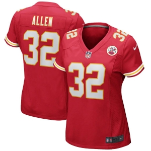 Women's Marcus Allen Red Retired Player Limited Team Jersey