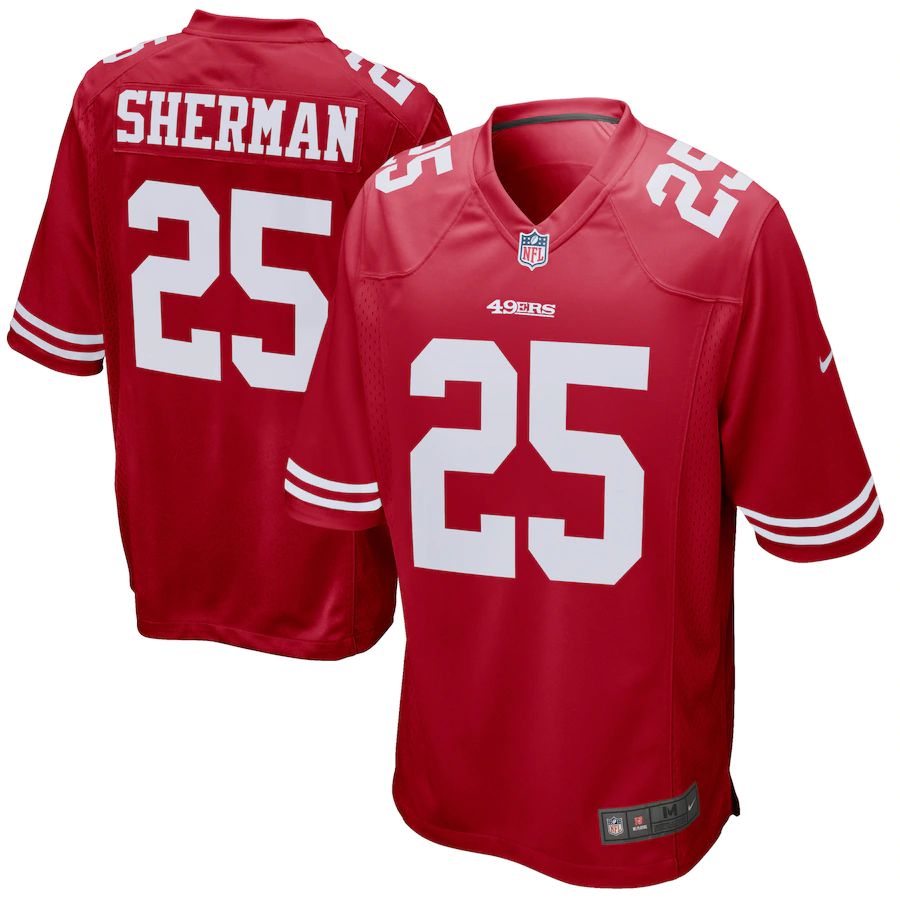 Men's Richard Sherman Scarlet Player Limited Team Jersey