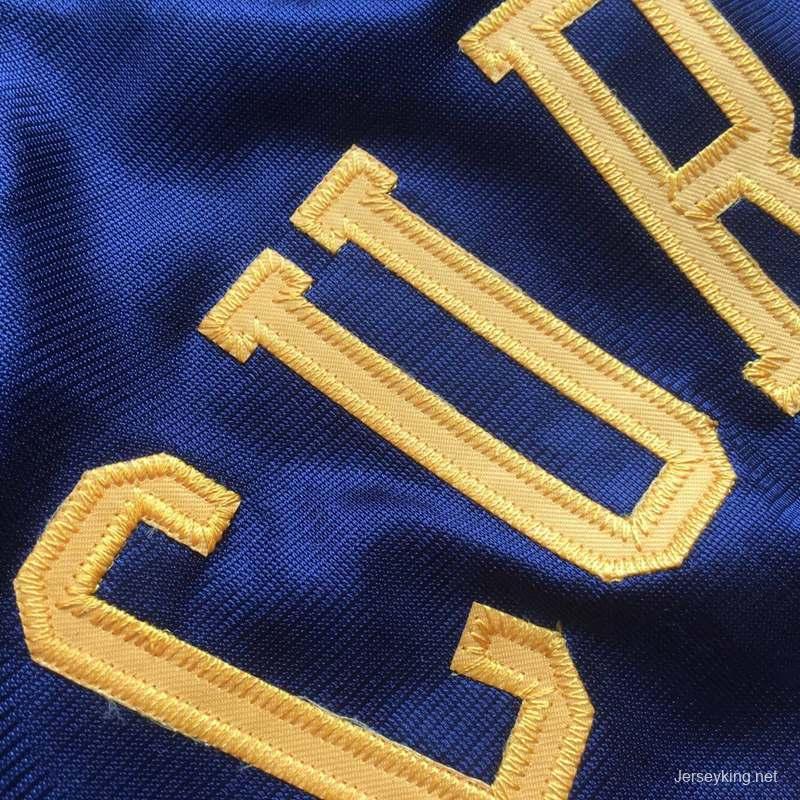 Men's Stephen Curry Navy Blue Retro Classic Team Jersey