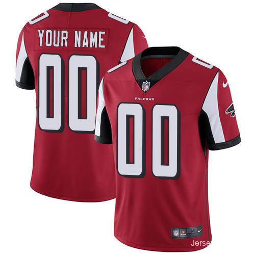 Men's Red Custom Limited Team Jersey