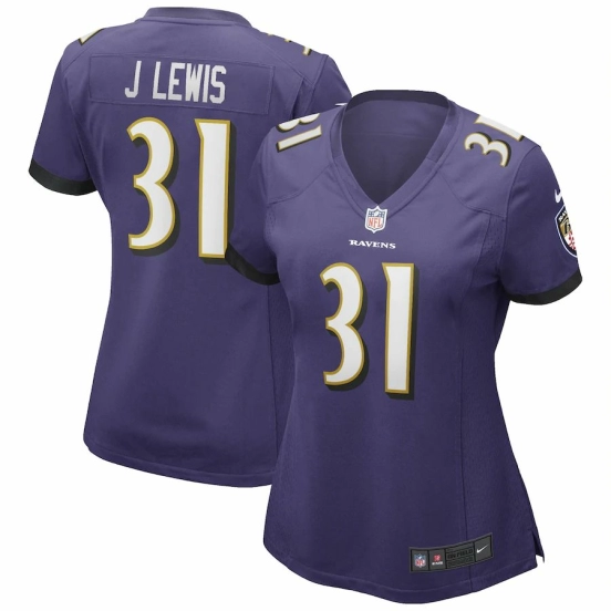 Women's Jamal Lewis Purple Retired Player Limited Team Jersey