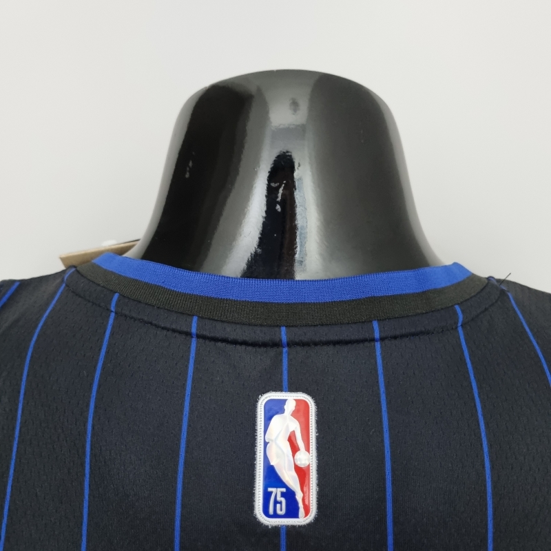75th Anniversary Fultz#20 Orlando Magic Black NBA Jersey
