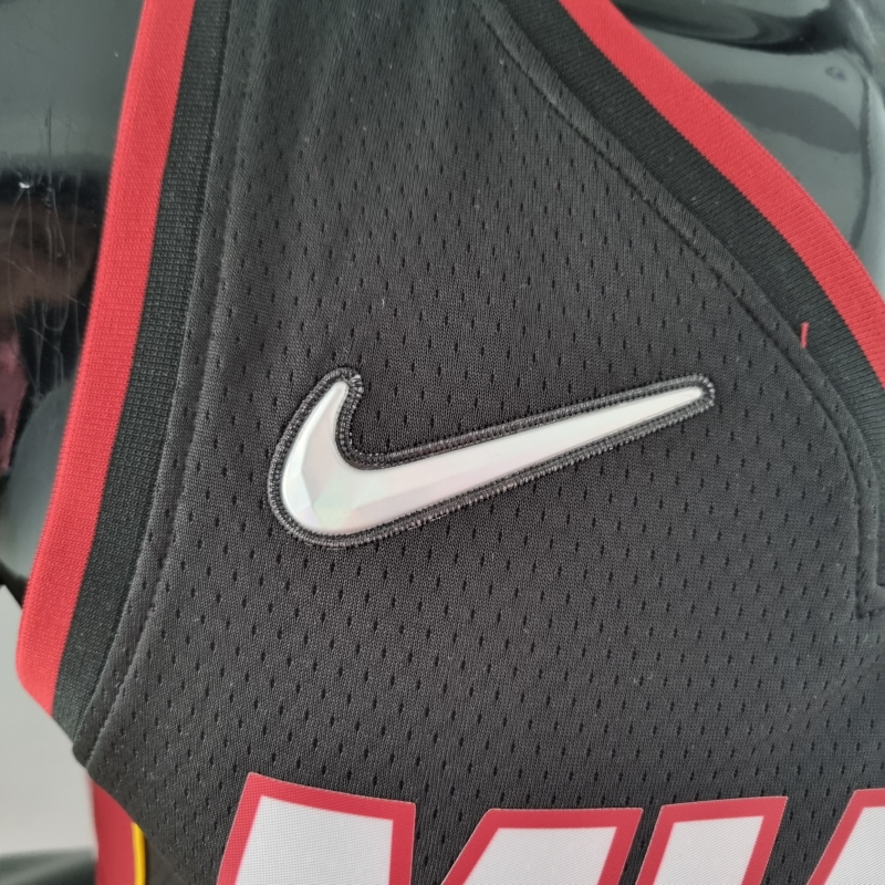 75th Anniversary Miami Heat WADE #3 Black NBA Jersey