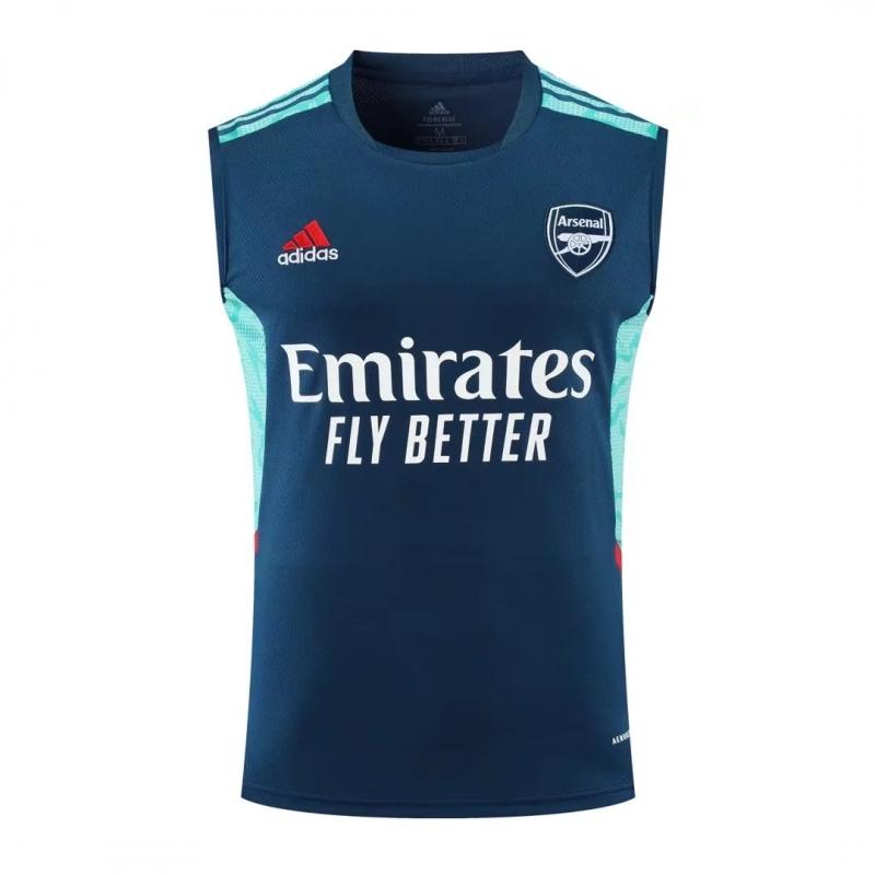 22/23 Arsenal Pre-match Training Jersey Royal Blue Vest