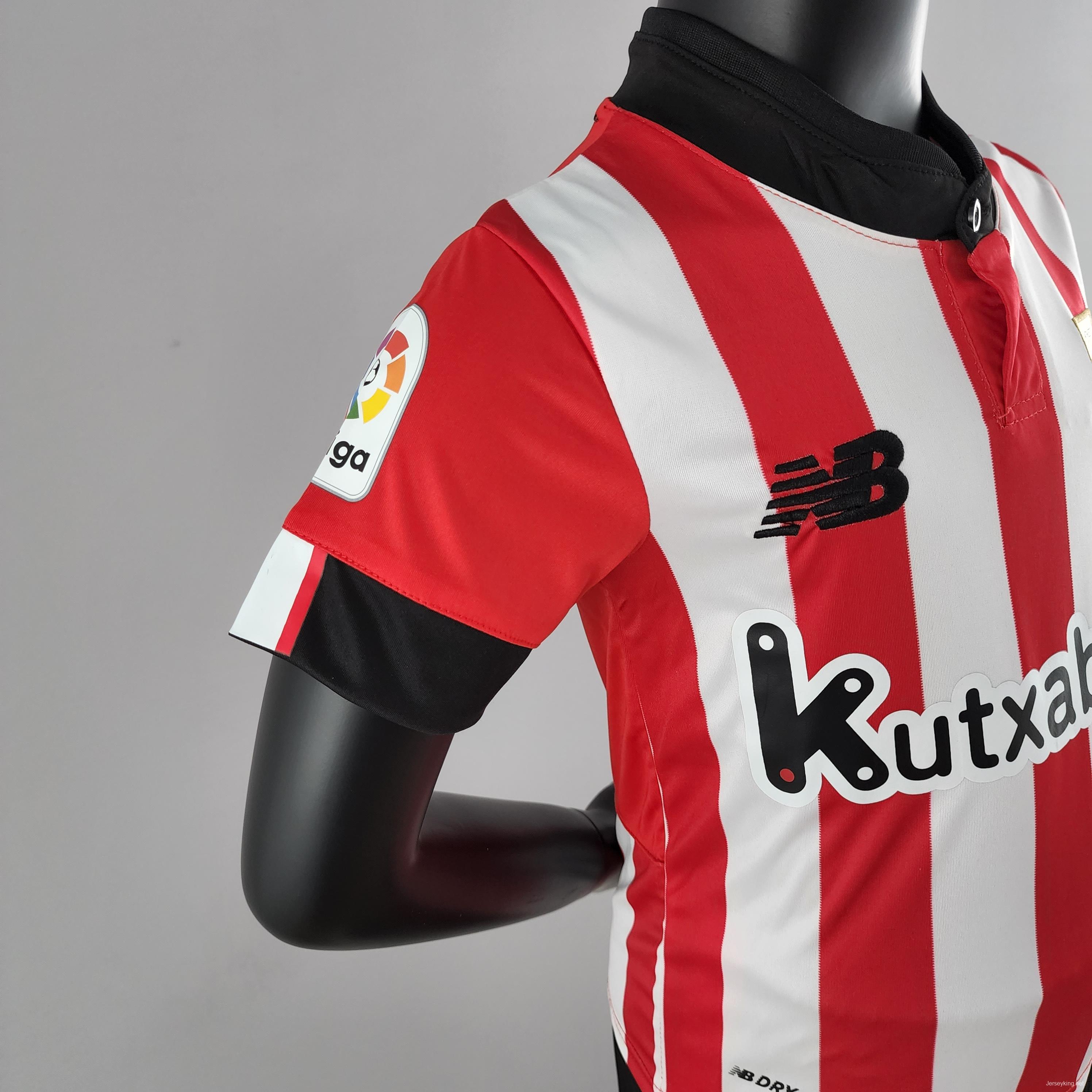 22/23 Kids Kit Athletic Bilbao Home Size：16-28 Soccer Jersey