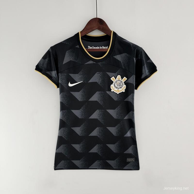 22/23 Woman Corinthians Away Soccer Jersey