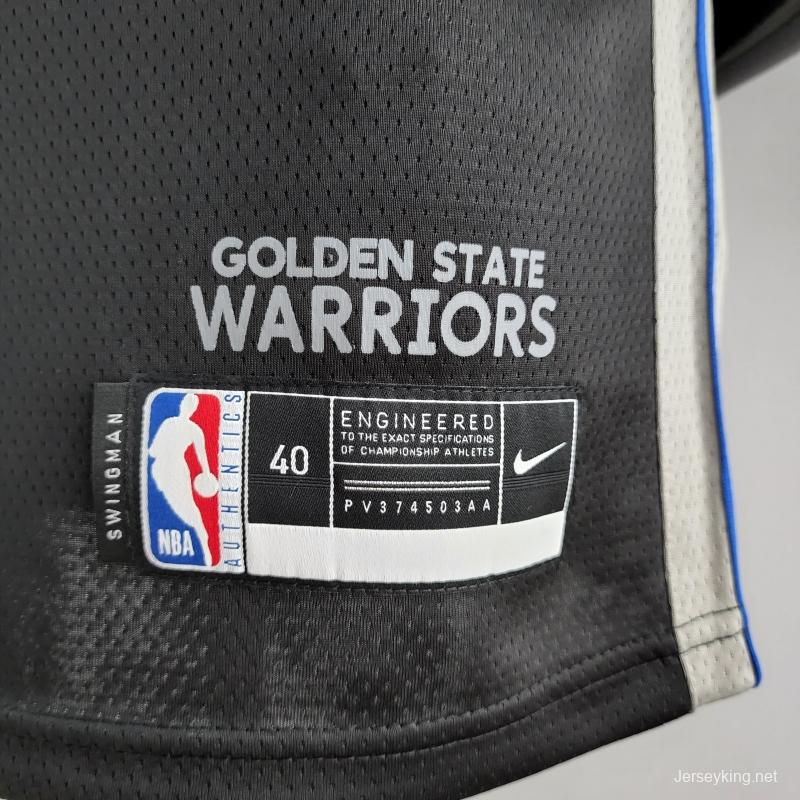 2020 KUMINGA#00 Warriors City Edition Black And Grey NBA Jersey