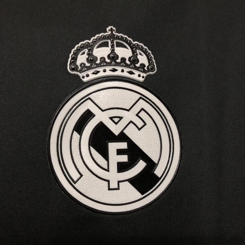Retro 14/15 Real Madrid Third Dragon Black Soccer Jersey