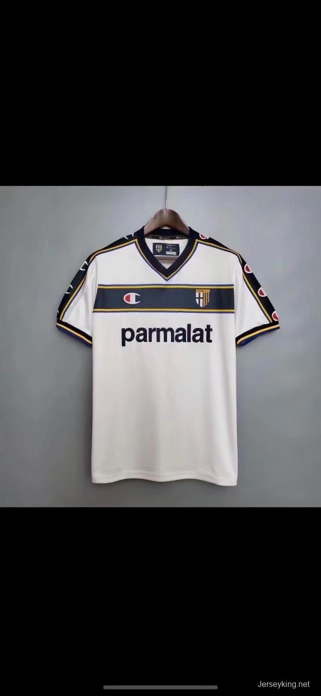 Retro 02/03 Parma Away Soccer Jersey