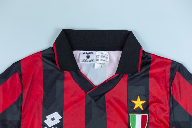 RETRO 92/94 AC Milan Home Soccer Jersey