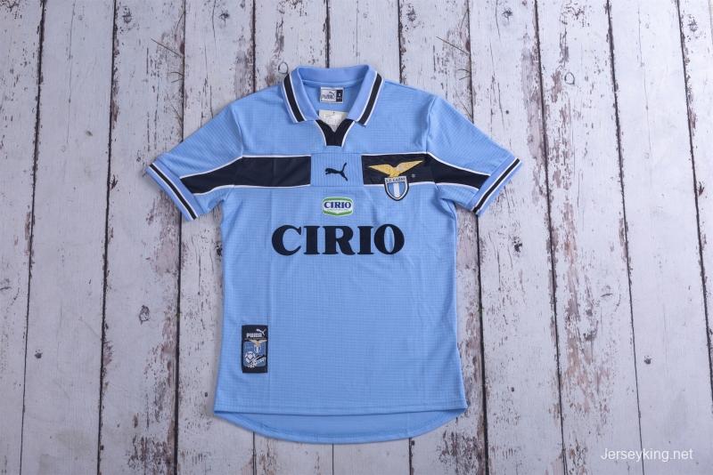 RETRO 98/00 Lazio Home Soccer Jersey