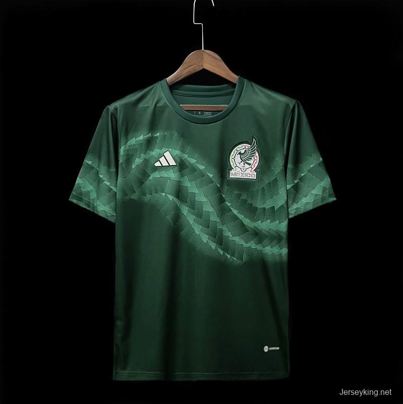 2022 Mexico Green Pre-Match Jersey