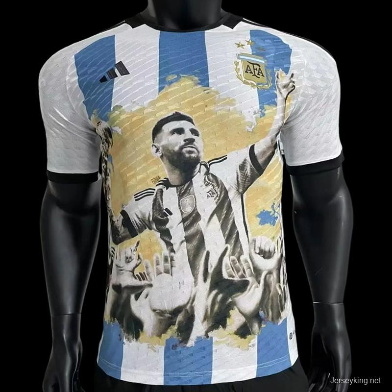 Player Version 2023 Argentina Messi Special Jersey