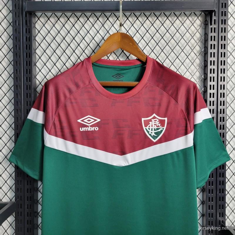 23-24 Fluminense Celestial Training Jersey Green+Red