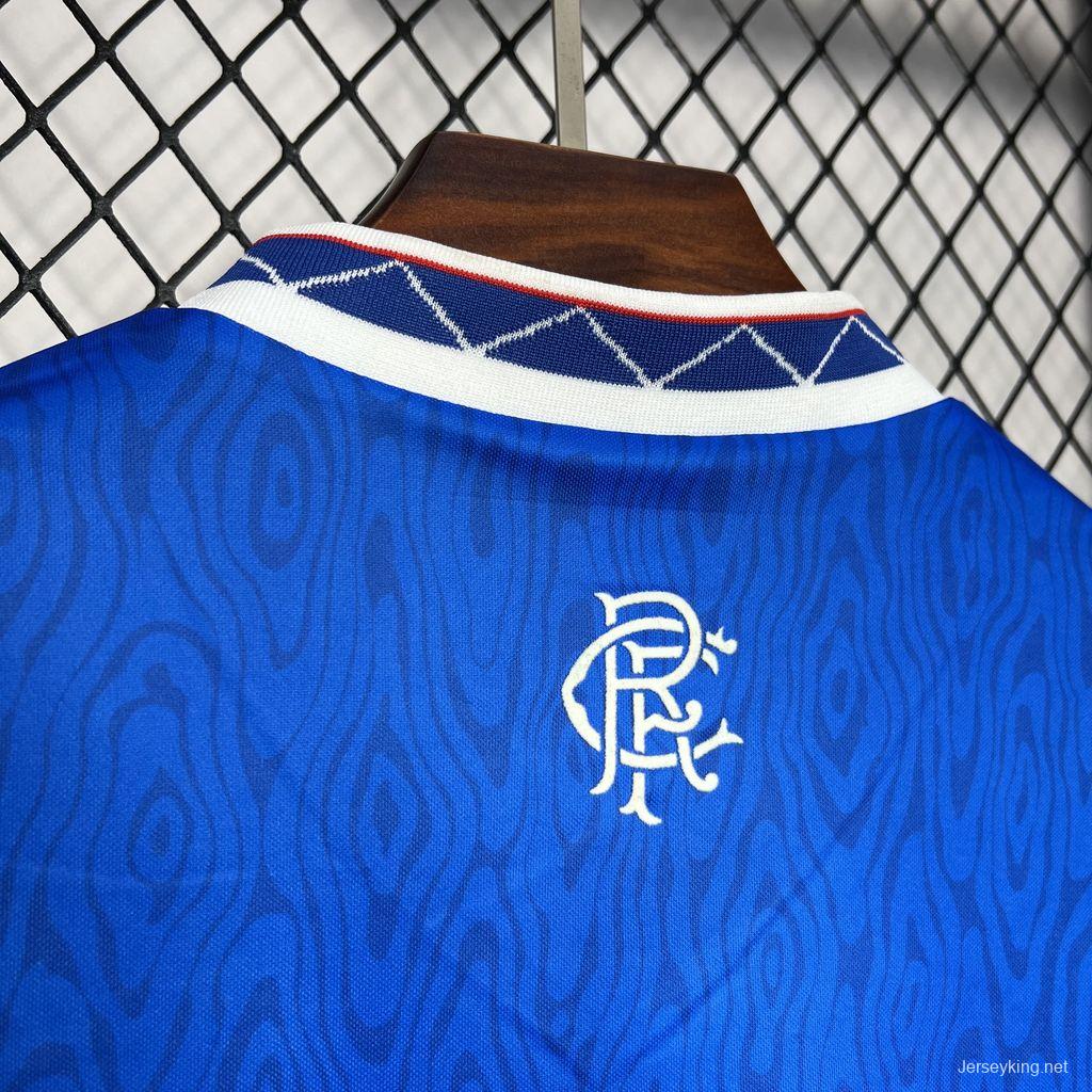 Retro 90/92 Glasgow Rangers Home Jersey