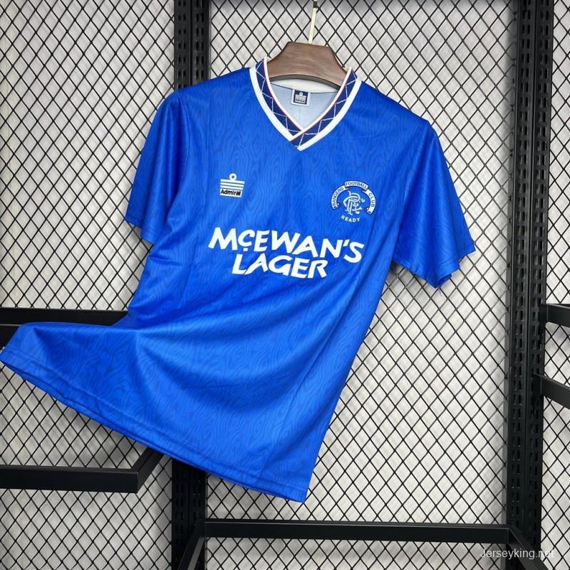 Retro 90/92 Glasgow Rangers Home Jersey