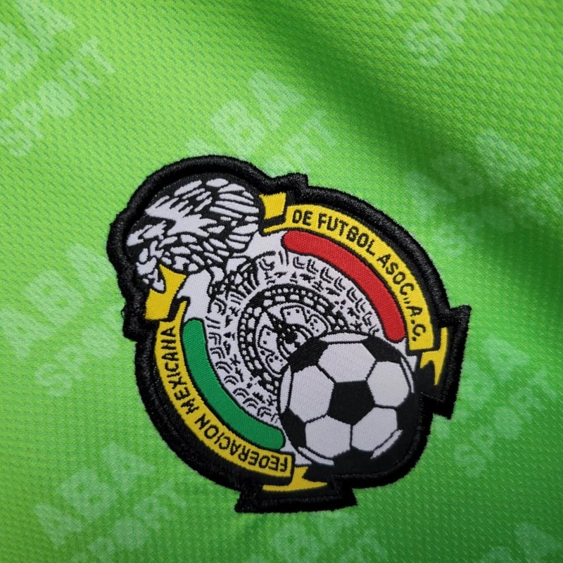 Retro 1994 USA World Cup Mexico Goalkeeper Jorge Campos Jersey