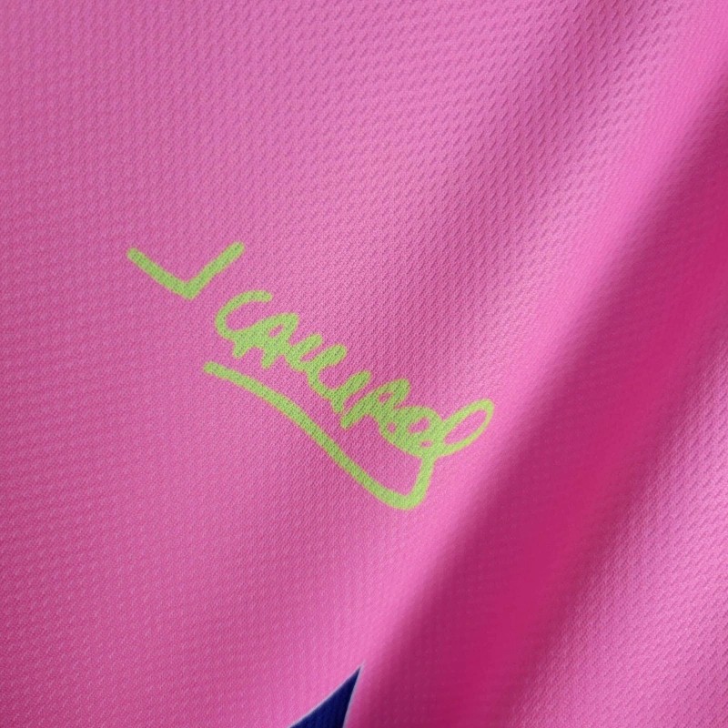 Retro 1992/93 Mexico Goalkeeper CAMPOS 1 Home Pink Jersey