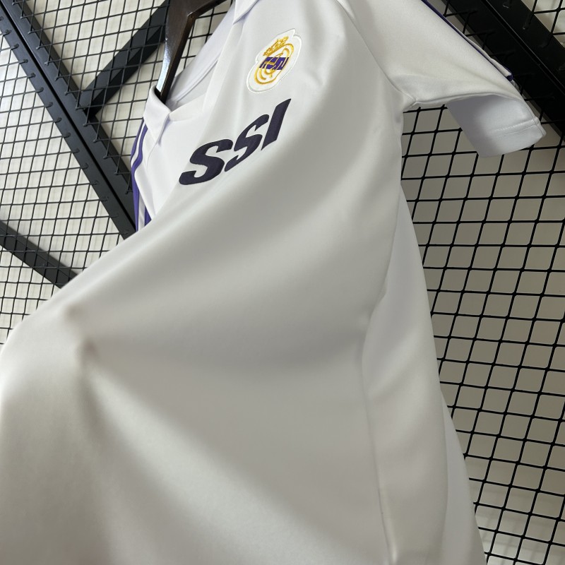 Retro 84/85 Real Madrid Home Jersey