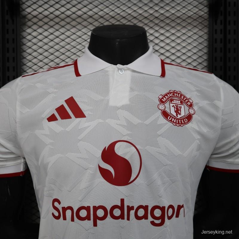 Player Version 25/26 Manchester United White Special Jersey