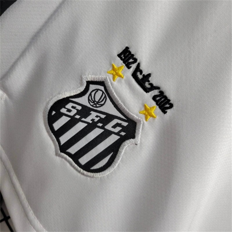 11/12 Retro Santos Home Shorts Jersey