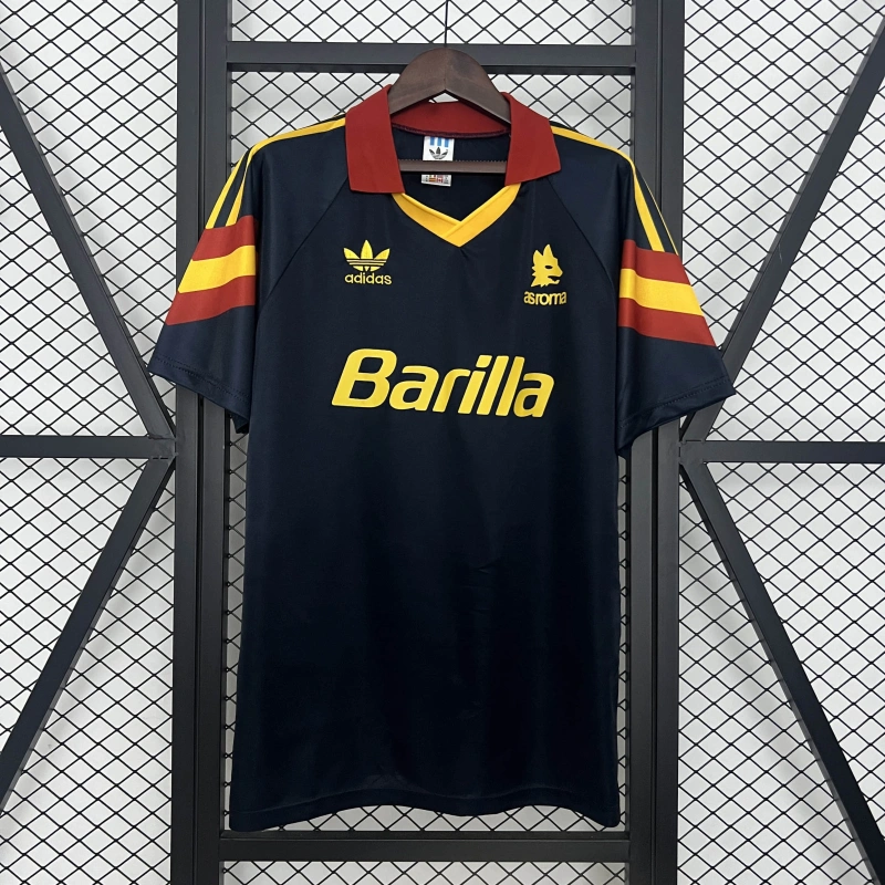 91/92 Retro Roma Away Jersey
