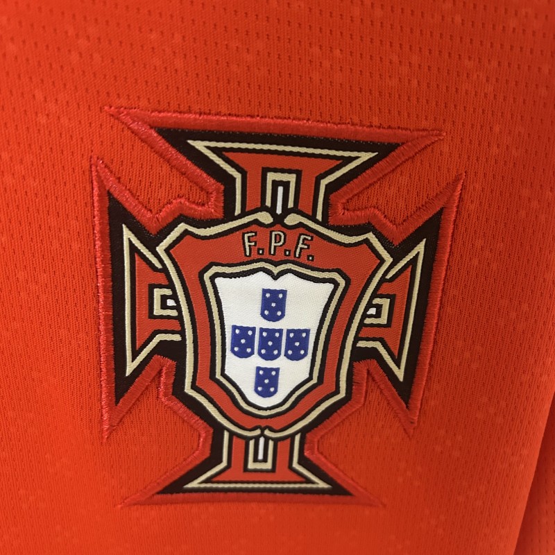 2025 Long Sleeve Portugal Home Jersey