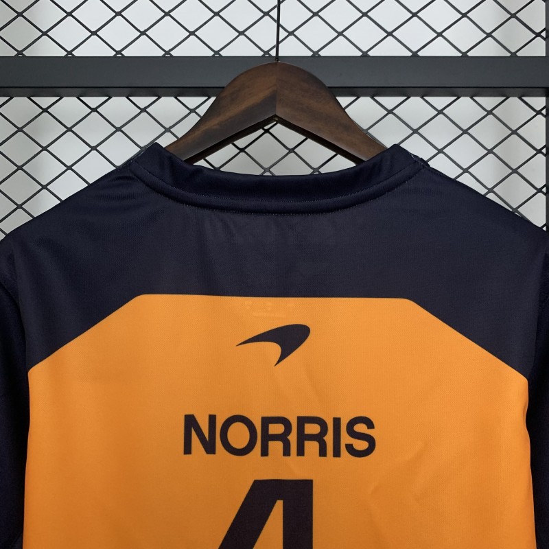 2025 Polo F1 Formula Orange Mclaren Norris Jersey