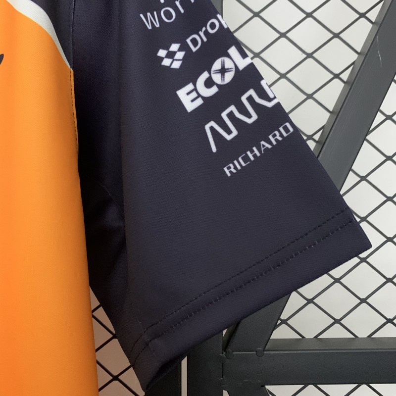 2025 Polo F1 Formula  Orange Mclaren  Jersey