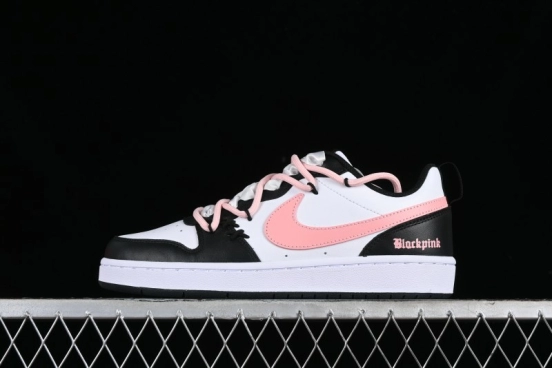 Nike Court Borough Low 2 Sneakers in Cool Blackberry with Sweet & Spicy Design - BQ5448-110
