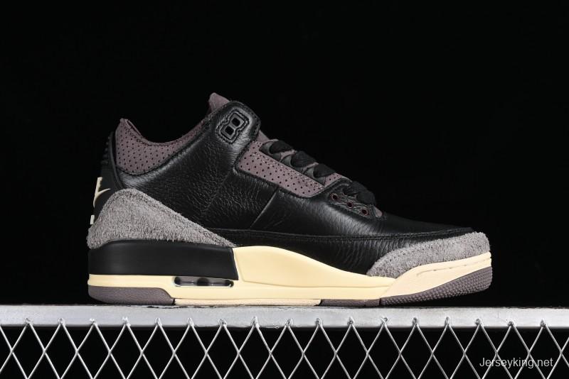 Nike A Ma Maniere x Air Jordan 3 Retro Black Sneakers - FZ4811-001