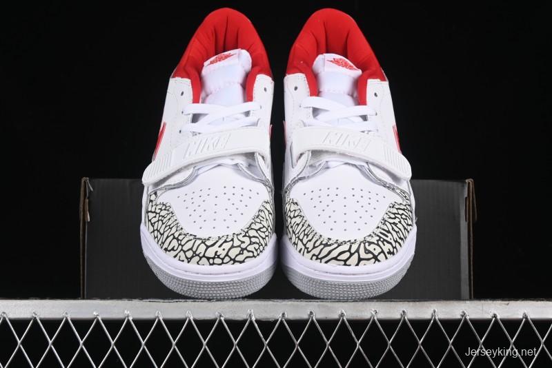 Nike Air Jordan Legacy 312 Low Sneakers with Velcro Strap and Triple Design - FQ7827-106