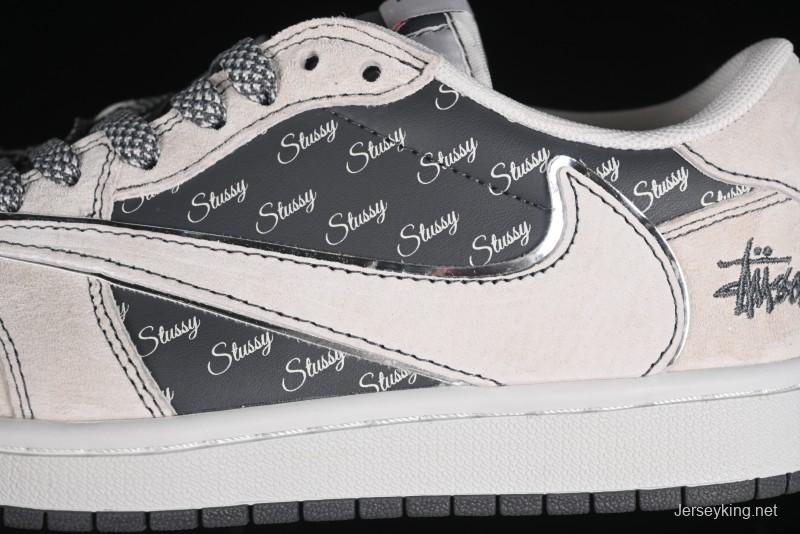 Nike Travis Scott x Fragment Design x Air Jordan 1 Low OG SP AJ1 Retro Sneakers - XZ3398-002