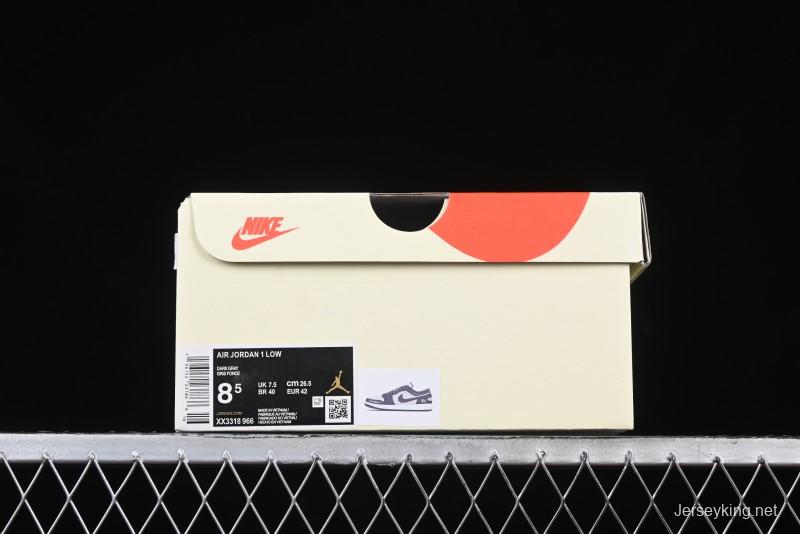 Nike Air Jordan 1 Low Stussy Collaboration - Signal Black Retro Basketball Shoes - XX3318-966