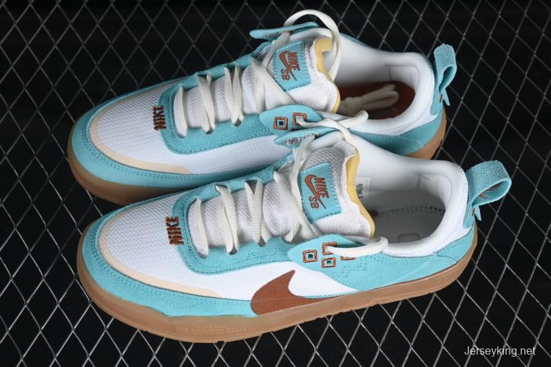 Nike SB Day One Low Top Casual Skate Shoes with Air Zoom Cushion - FN4210-301