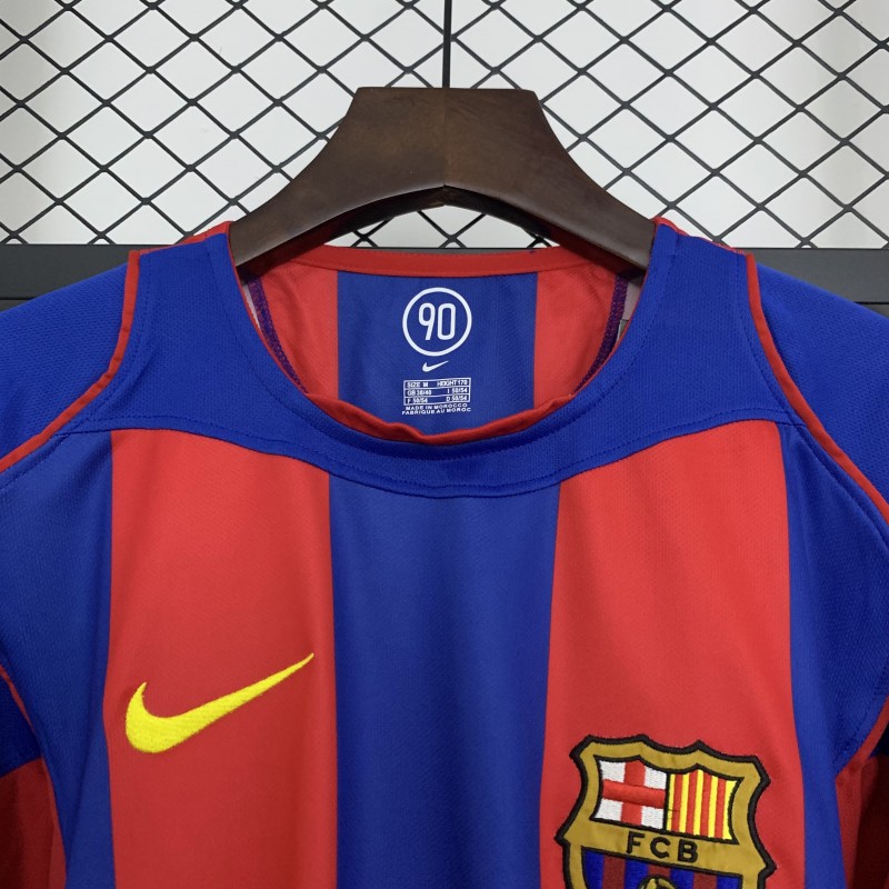 04/05 Retro Barcelona Home Jersey