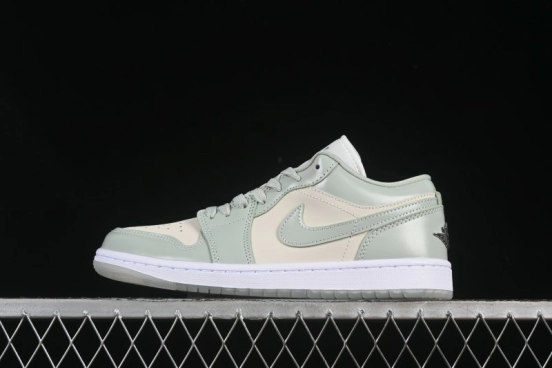Nike Air Jordan 1 Low AJ1 Amber Green Low Top Casual Skate Shoes HF4078-100