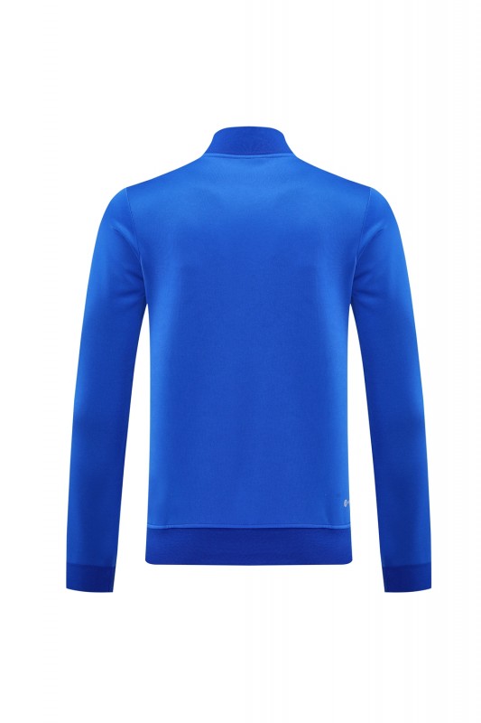 2025 Adidas Blue/Navy Full Zipper Jacket +Long Pants