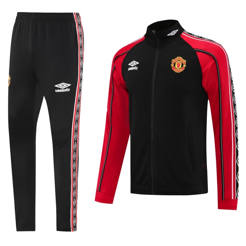 25/26 Manchester United UMBRO Vintage Full Zipper Jacket +Long Pants